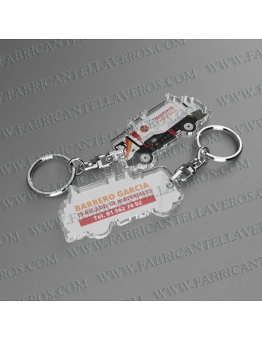 Llaveros 52x32 en Digital MERCEDES 5mm grosor 2