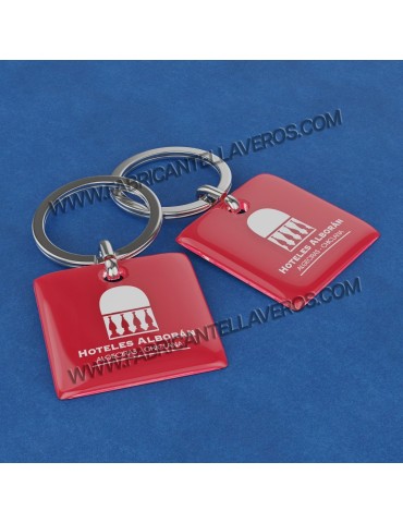 Llavero personalizado Gota de Resina 50x50mm Redondo