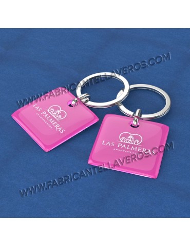 Llavero personalizado Gota de Resina 50x50mm Redondo 2