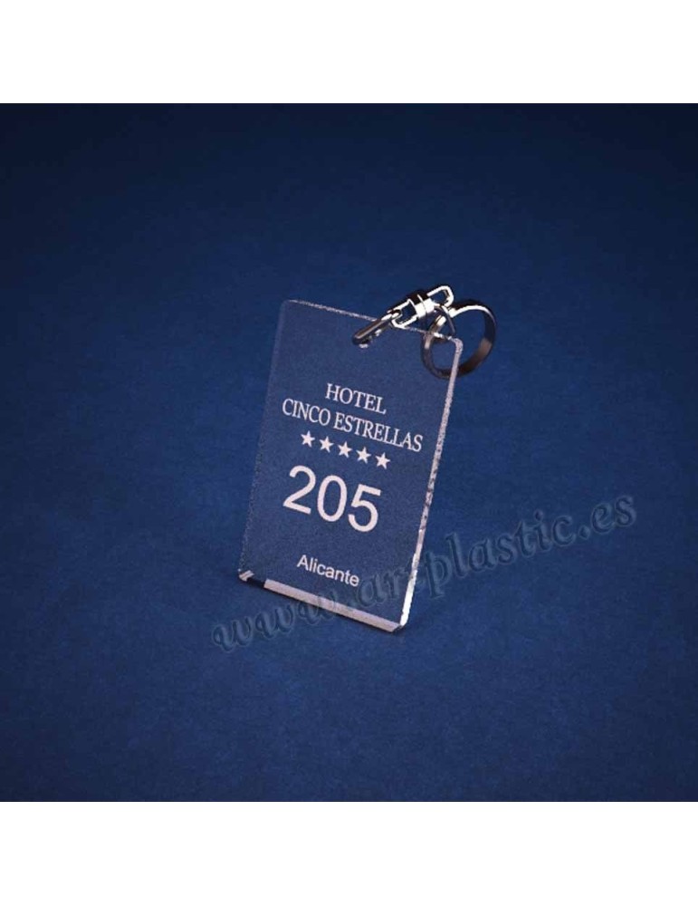 Llaveros Personalizados Rectangulares 80x50 5mm