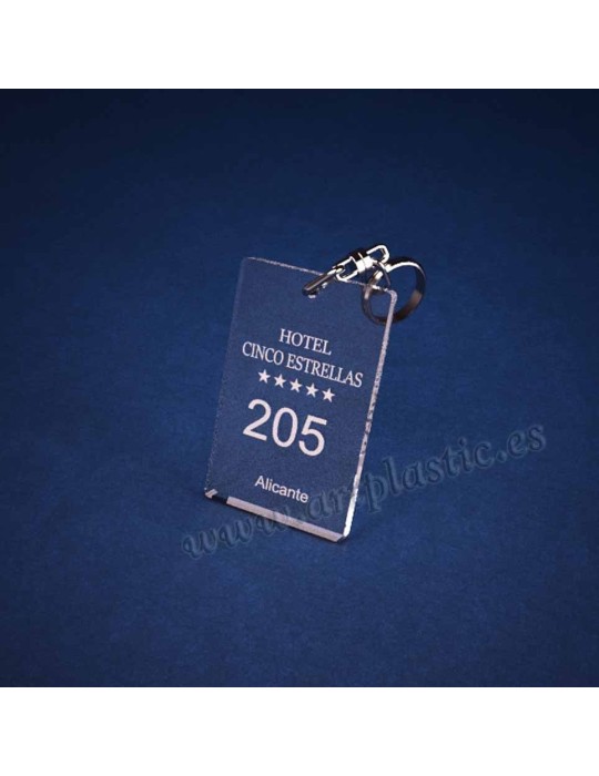 Llaveros Personalizados Rectangulares 80x50 5mm