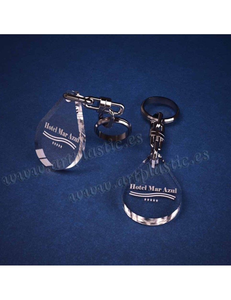 Llaveros Personalizados Elipse 75x20 5mm