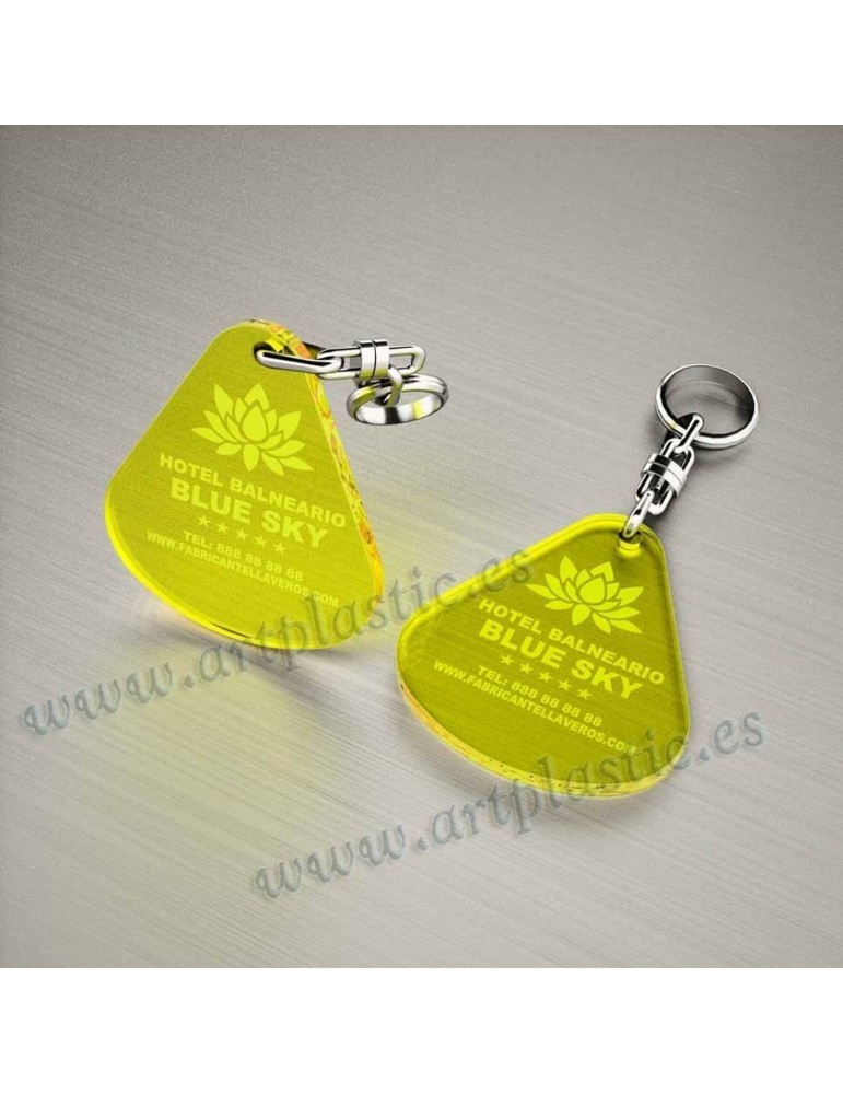 Llaveros Personalizados Cuadrados 3mm