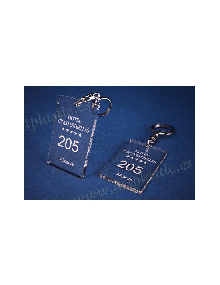Llaveros Personalizados Rectangulares 80x50 5mm