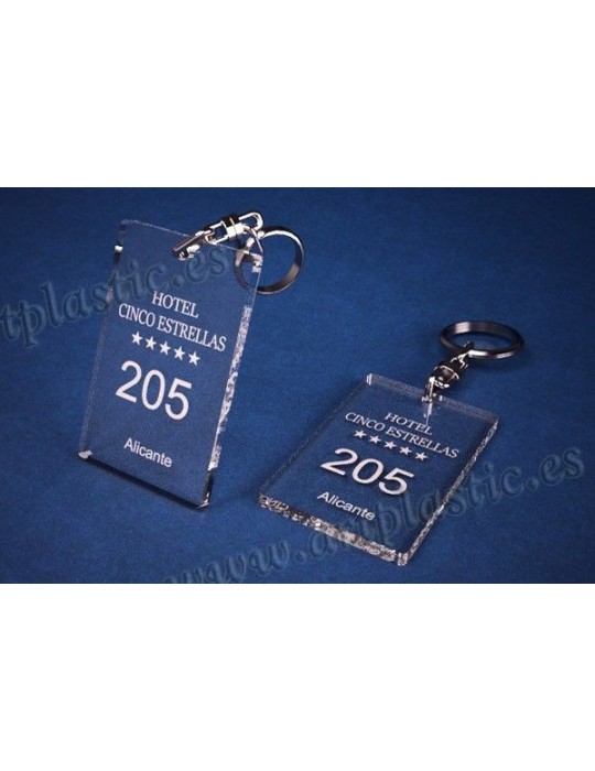 Llaveros Personalizados Rectangulares 80x50 5mm