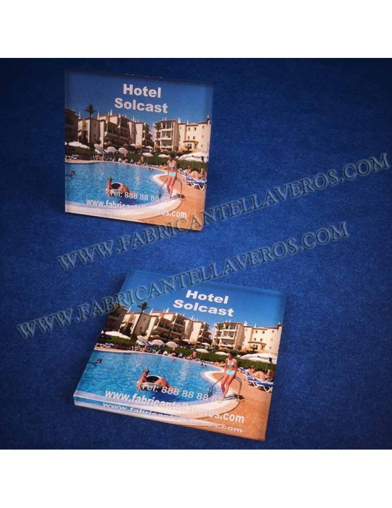 Plaquitas con Imagen 50x50 con Imán o Adhesivas 3mm