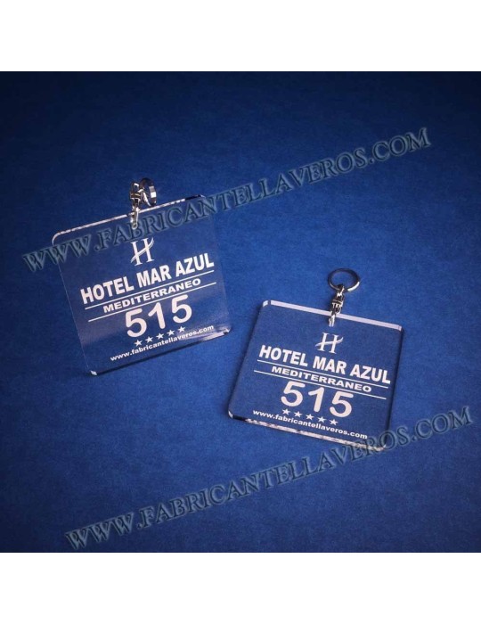 Llaveros Personalizados 100x100mm Cuadrados 3mm