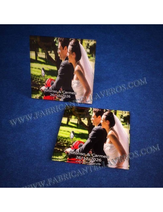 Plaquitas con Imagen 50x50 con Imán o Adhesivas 3mm