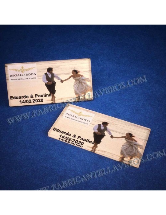 Plaquitas con Imagen 80x40 con Imán o Adhesivas 3mm