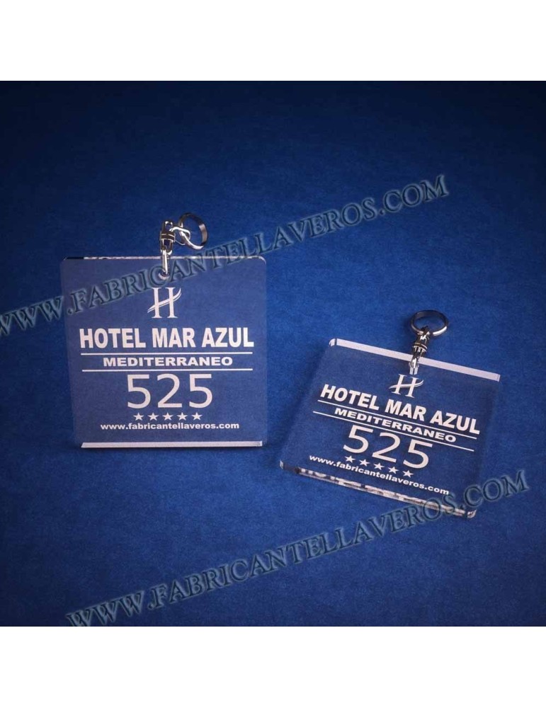 Llaveros Personalizados 100x100mm Cuadrados 3mm