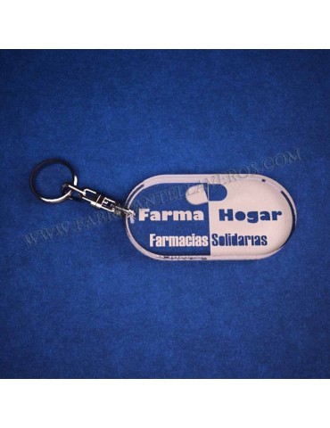 Llaveros Personalizados 80x40mm Rectangulares 3mm 2