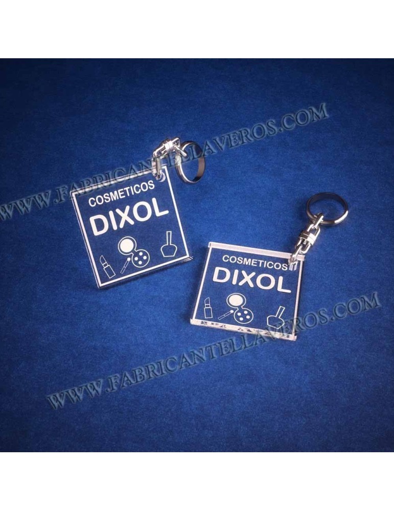 Llaveros Personalizados 50x50mm Cuadrados 3mm