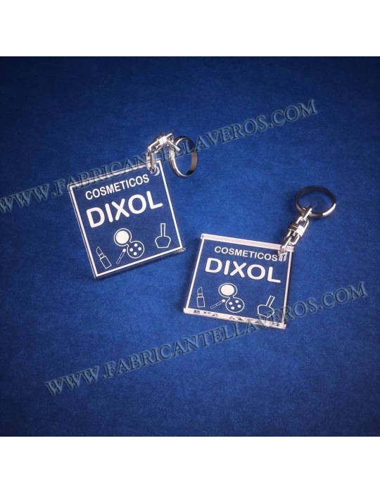 Llaveros Personalizados 50x50mm Cuadrados 3mm