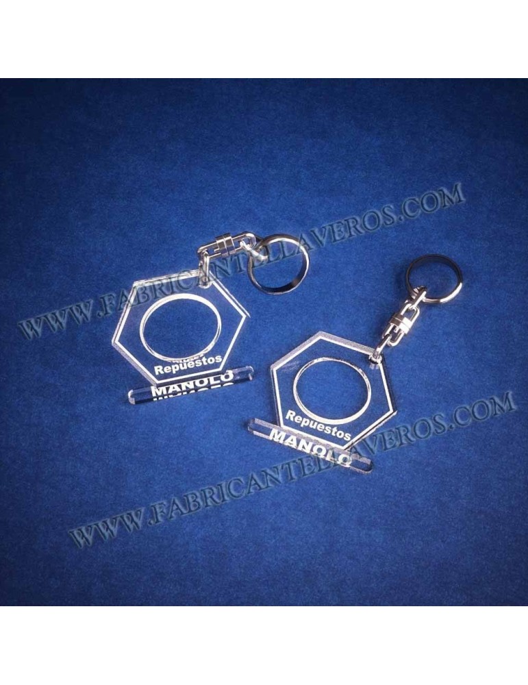 Llaveros Personalizados 50x50mm Cuadrados 3mm