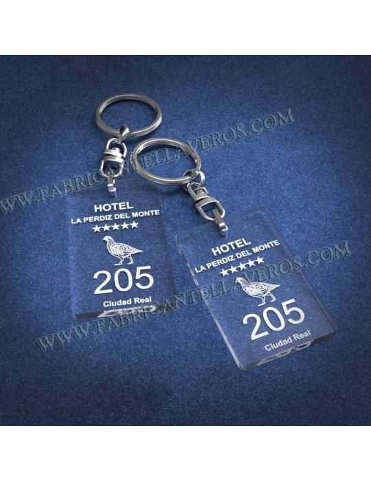 Llaveros Personalizados Rectangulares 80x50 5mm