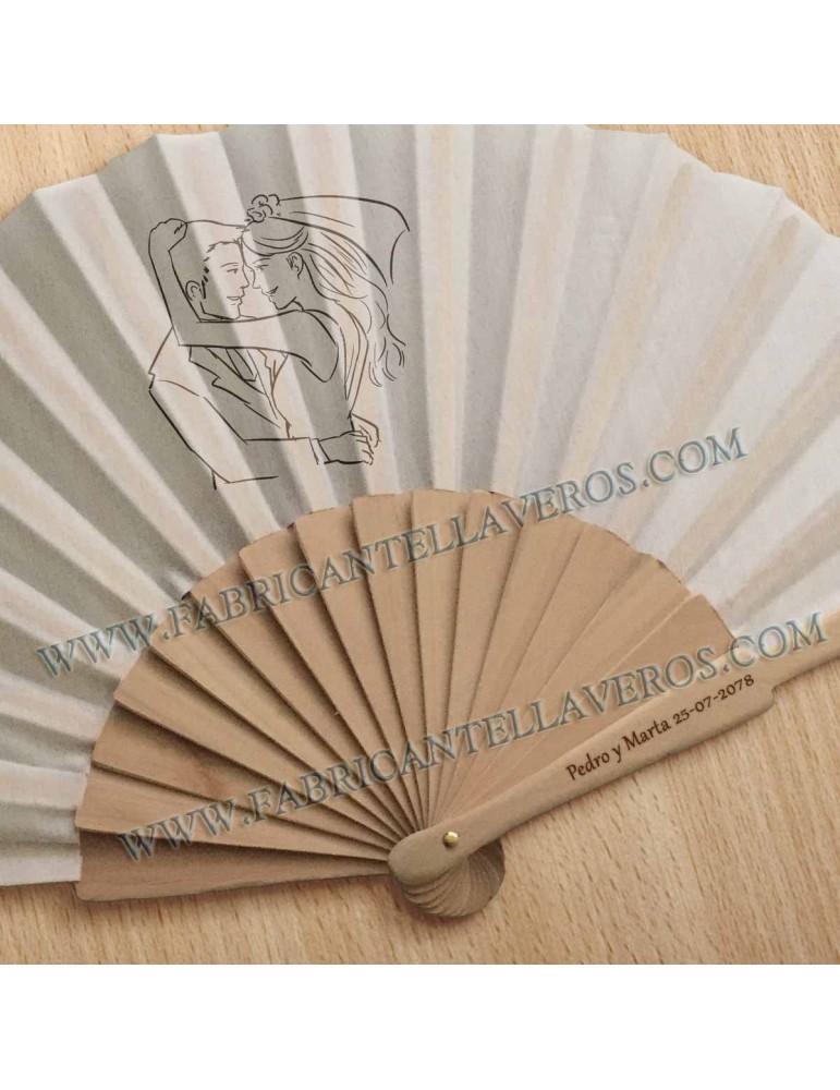 Abanico Personalizado en Tela