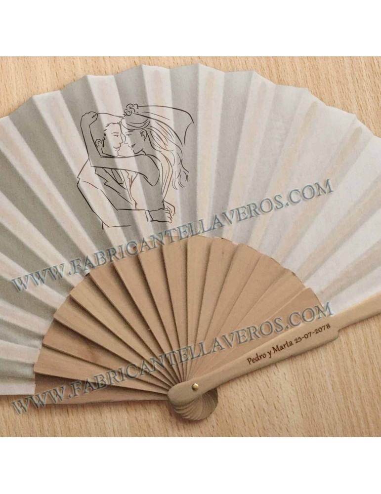 Abanico Personalizado en Tela