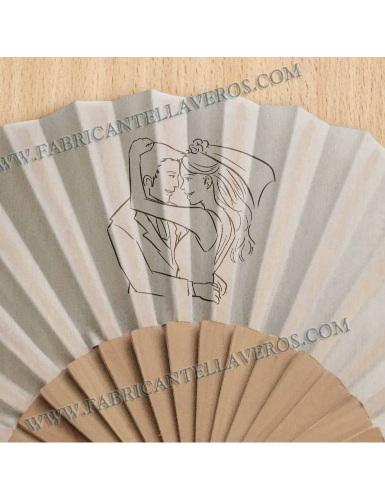 Abanico Personalizado en Tela