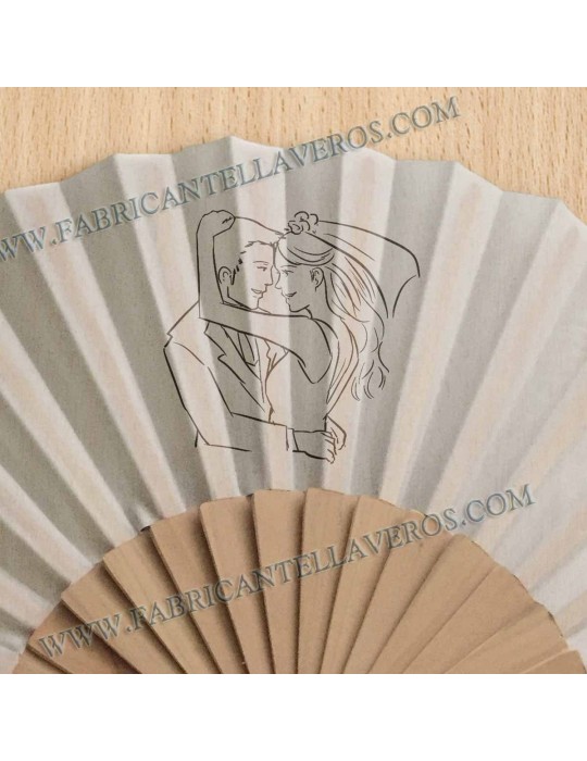 Abanico Personalizado en Tela