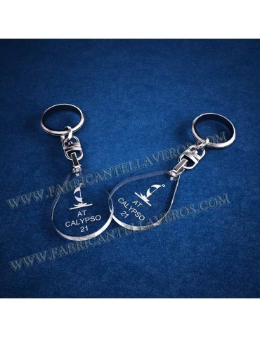 Llaveros Personalizados Gota Pequeña 3mm 2
