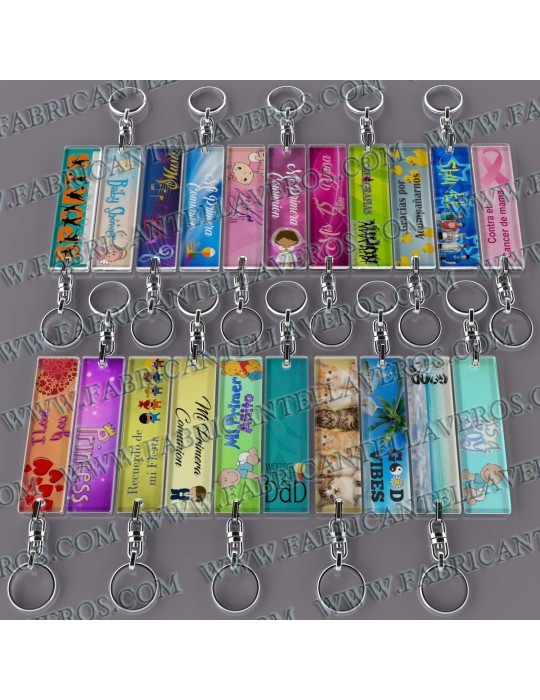 LLAVEROS PERSONALIZADOS EN DIGITAL 