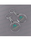 Llaveros Personalizados con Imagen 50x50mm Redondos fondo transparente 6mm
