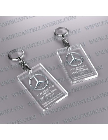 Llaveros Personalizados con Imagen 80x40mm Rectangulares fondo transparente 5mm 2