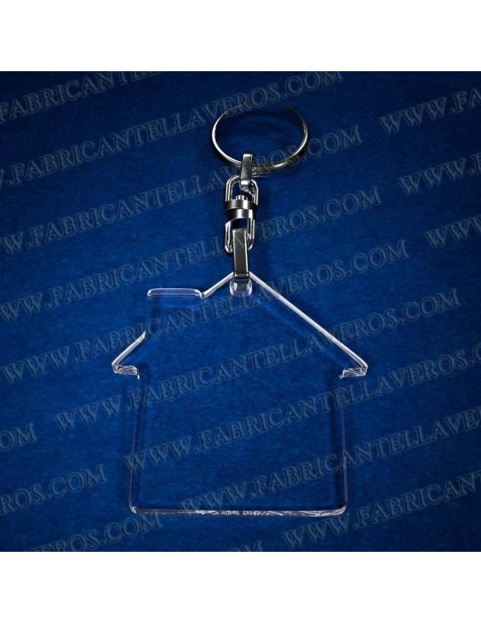 Llaveros Forma Casa 60x60mm grosor 3mm