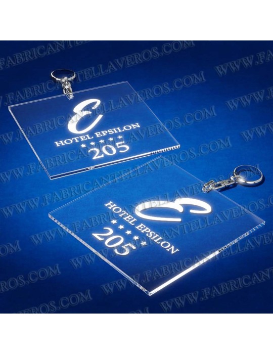 Llaveros Personalizados 100x100mm Cuadrados 3mm