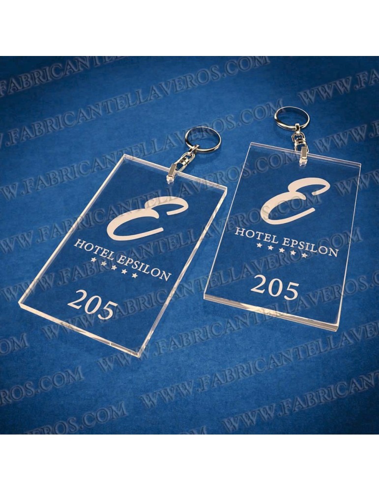 Llaveros Personalizados Rectangulares 80x50 5mm