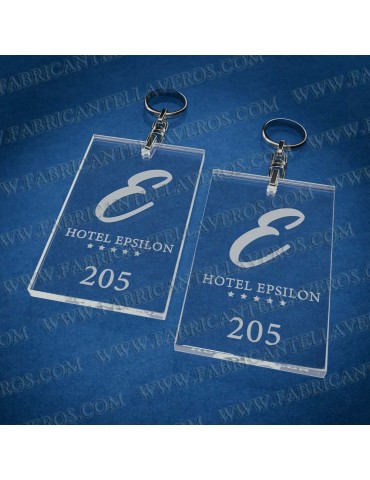 Llaveros Personalizados Rectangulares 80x50 5mm 2
