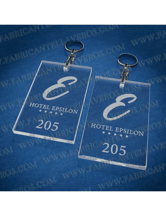 Llaveros Personalizados Rectangulares 80x50 5mm