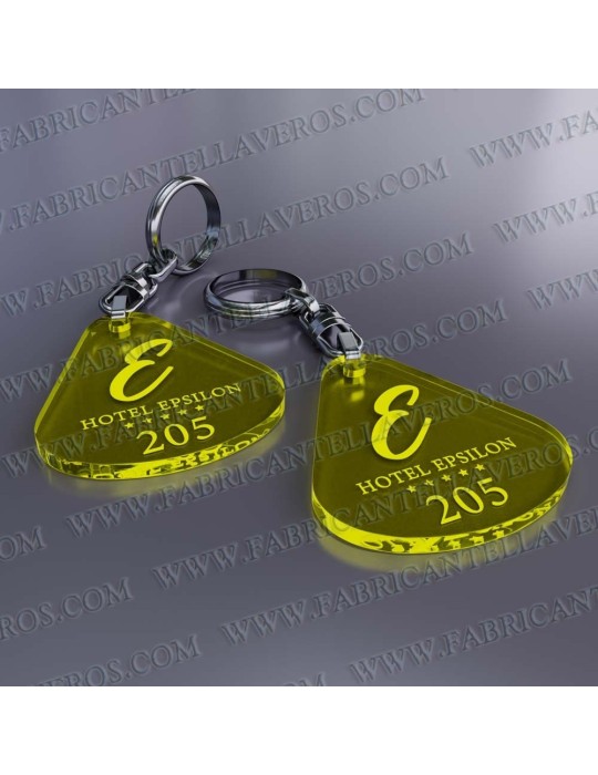 Llaveros Personalizados Cuadrados 3mm