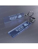  	llaveros personalizados rectangulares merchandising azules