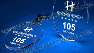 Llaveros Personalizados para hoteles Ovalados